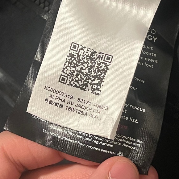 Arcteryx x Better Gift Shop Aoi Industry Alpha SV Jacket Mens XXL Black Gore Tex - Picture 4 of 16